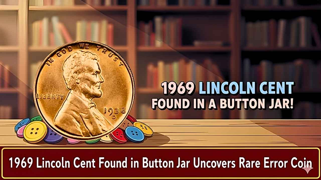 1969 Lincoln Cent Found in Button Jar Uncovers Rare Error Coin